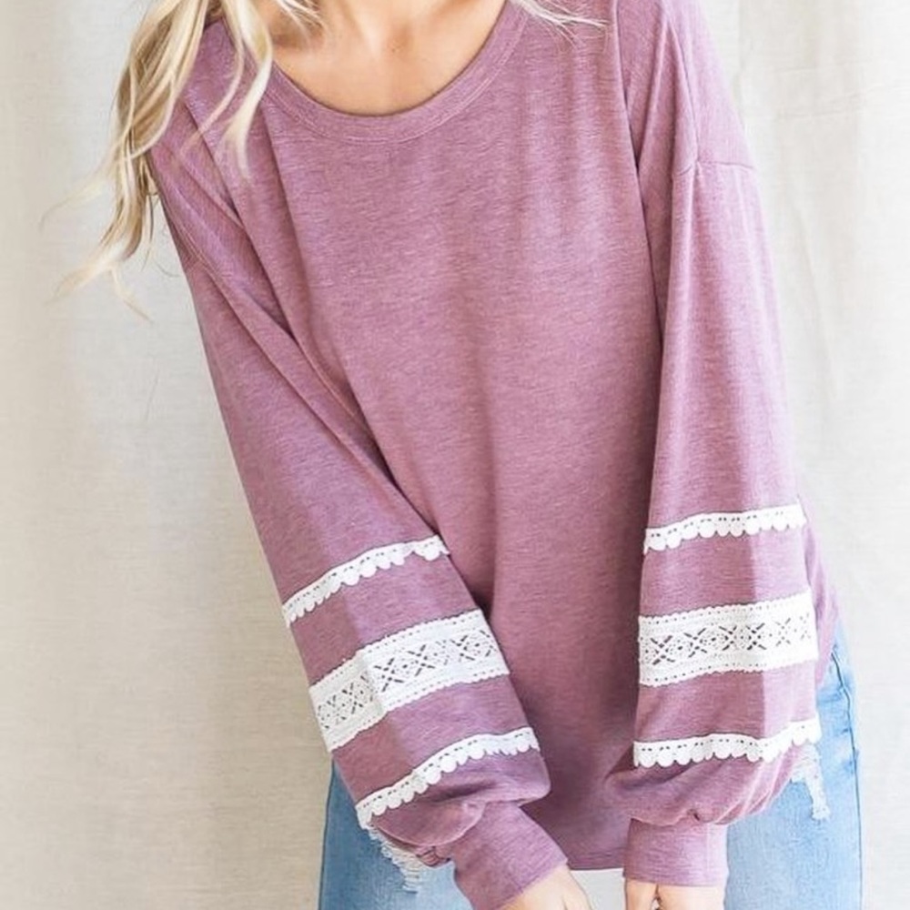 Balloon sleeve shirt